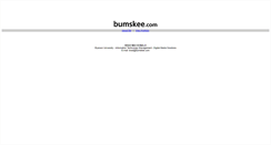 Desktop Screenshot of bumskee.com