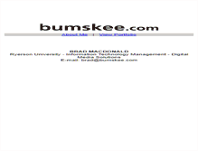 Tablet Screenshot of bumskee.com